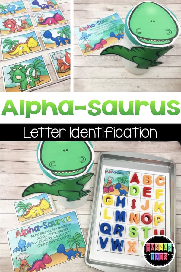 Alpha-Saurus loves to eat the letters of the alphabet with this dinosaur-themed preschool literacy activity. 