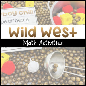 Wild West Math Activities for Preschoolers