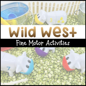 Wild West Fine Motor Activities for Preschoolers
