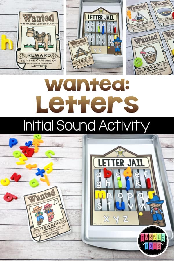 Wanted: Letters | Picture cards with Wild West themed vocabulary pictures. Saloon cutouts with numbers 1-3 for students to sort cards by syllable.