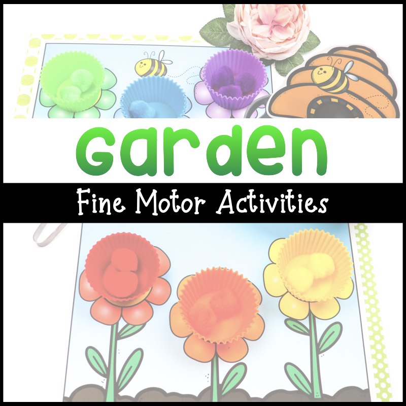 Garden fine motor activities