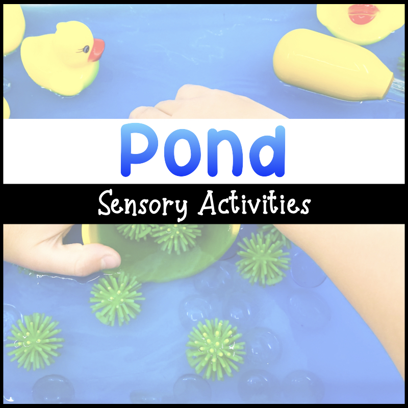 4 Pond Sensory Bins To Help Us Go With the Flow