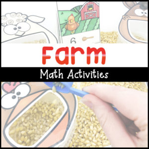 Farm Math Activities for Preschoolers