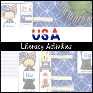 USA Literacy Activities for Preschoolers