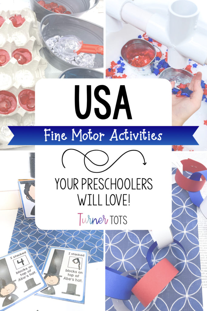 USA Fine Motor Activities for Preschoolers