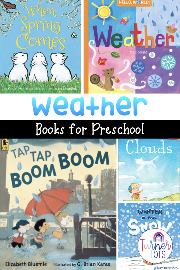 Weather Books We Love | Tap Tap Boom Boom, Winter is for Snow, Clouds, When Spring Comes, Hello, World! Weather