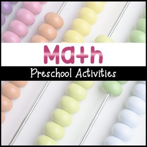 Math Preschool Activities