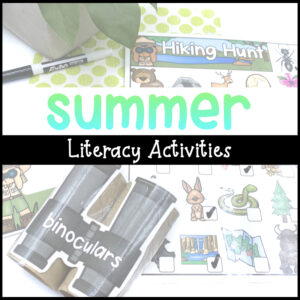 Summer literacy activities for preschoolers