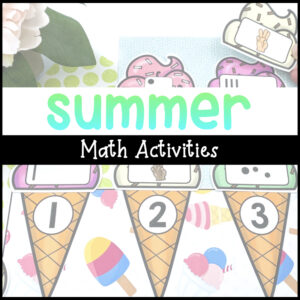 Summer Math Activities for Preschool