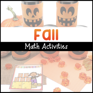 Fall math activities for preschoolers