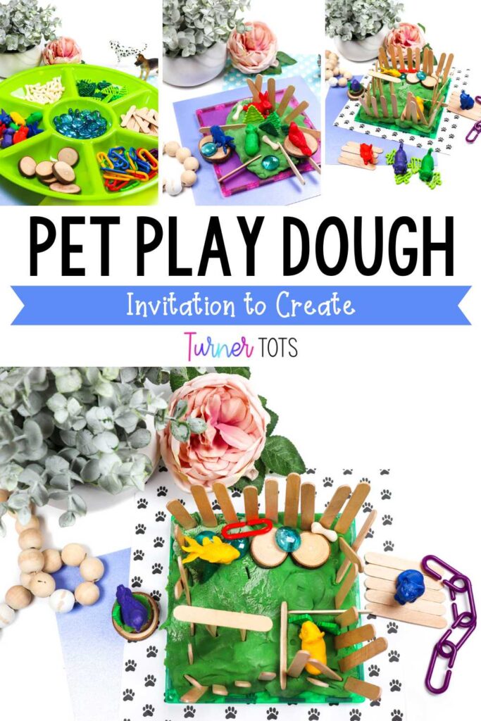 Pet-Themed Playdough Tray