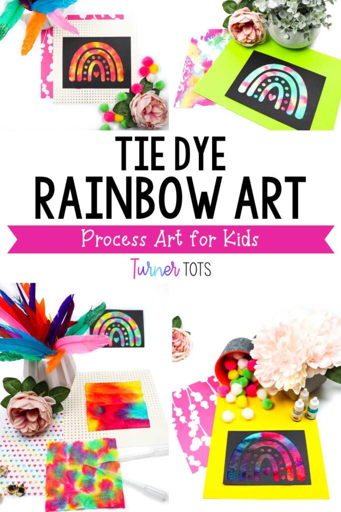 Easy Rainbow Art Activity with Paper Towels & Markers