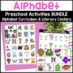 Preschool Alphabet Activities Bundle Curriculum, Hands-on Letter Activities & Printables