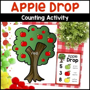 Apple Counting Activity & Color Identification - Apple Tree Math Center