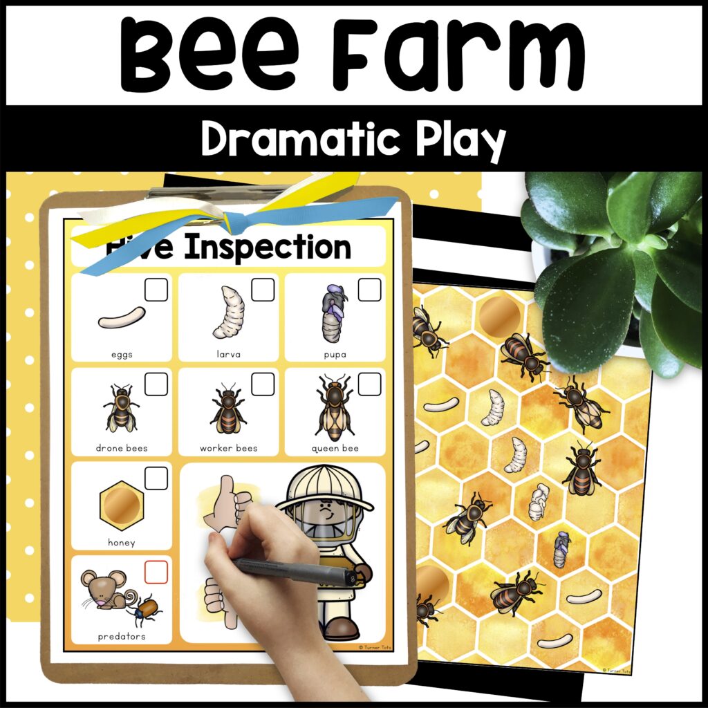 Bee Farm Dramatic Play Honey Store Printables, Honeybee Activities, Beekeeper