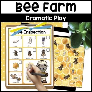 Bee Farm Dramatic Play Honey Store Printables, Honeybee Activities, Beekeeper