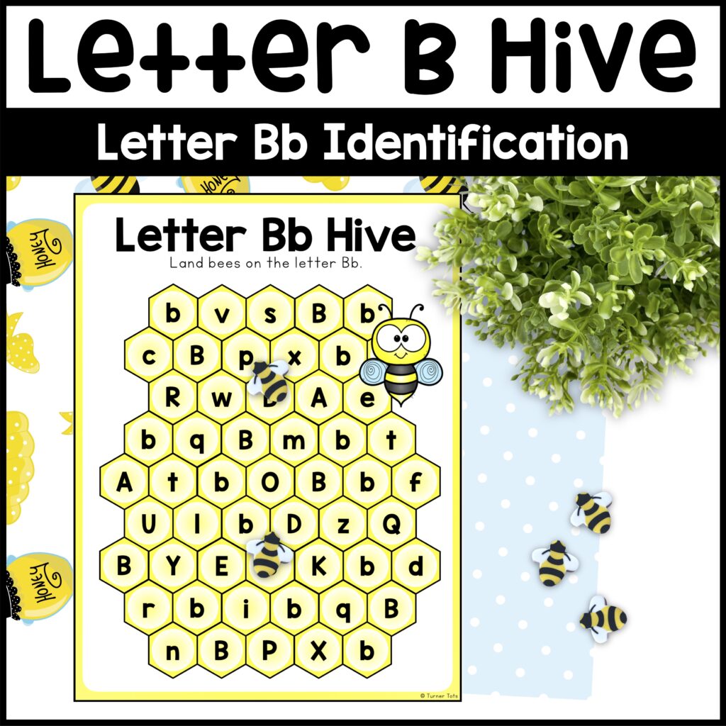 Letter B Beehive Letter Identification