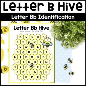 Letter B Beehive Letter Identification