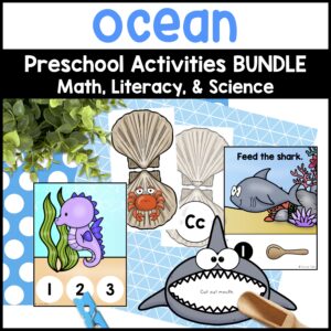 Ocean Activities for Preschool - Ocean Math & Literacy Activities - Ocean Theme
