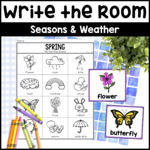 Write the Room Seasons Scavenger Hunts: Seasons and Weather Writing Center – Winter, Spring, Summer, Fall, Weather